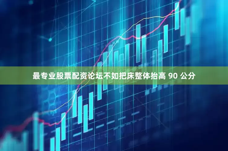 最专业股票配资论坛不如把床整体抬高 90 公分