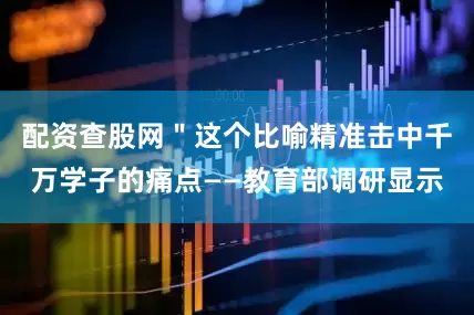 配资查股网＂这个比喻精准击中千万学子的痛点——教育部调研显示